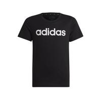 Adidas G ESS LIN TEE, BLACK/WHITE, 140