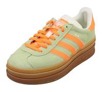 adidas Gazelle Bold Damenschuhe, Semi Green Spark/Screaming Orange/Core White, Gr, Semi Green Spark/Screaming Orange/Core White, 7.5