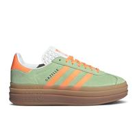 adidas Gazelle Bold Damenschuhe, Semi Green Spark/Screaming Orange/Core White, Größe Semi Green Spark/Screaming Orange/Core White, Größe 41