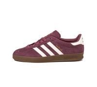 Sneaker ADIDAS ORIGINALS "GAZELLE INDOOR", Herren, Gr. 41, lila (maroon, sanftes weiß, quiet crimson), Leder, Synthetik, Schuhe Sneaker (52587932-41) maroon, sanftes weiß, quiet crimson