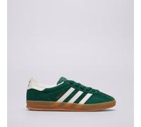 Sneaker ADIDAS ORIGINALS "GAZELLE INDOOR FÜR KINDER", Gr. 35,5, collegiate grün, cloud weiß, gum 2, Leder, Synthetik, Schuhe (92289022-35,5) collegiate grün, cloud weiß, gum 2