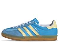 adidas Gazelle Indoor Woman, Blau / Gelb (Semi Blue Burst Almost Yellow), 40 2/3 EU