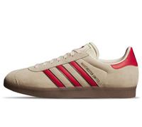 Adidas Gazelle Manchester United Terrace | Sneaker für Unisex | Cream White / Mufc Red / Core 41 1/3