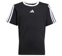 adidas - Girl's 3-Stripes Essentials T-Shirt - T-Shirt, Gr. 140, schwarz (Black/White)