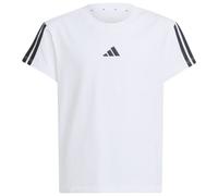 adidas - Girl's 3-Stripes Tee - T-Shirt, Gr. 152, weiß (White/Black)