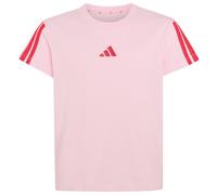 adidas - Girl's 3-Stripes Tee - T-Shirt, Gr. 164, rosa (ClearPink/PowerPink)