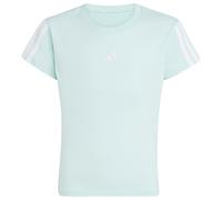adidas - Girl's 3-Stripes Tee - T-Shirt, Gr. 170, grau (HaloMint/White)