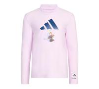 adidas Girl's Disney Frozen Rashguard, Ice Lavender, 5-6 Years