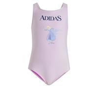 adidas Girl's Disney Frozen Swimsuit, Ice Lavender, 9-10 Years