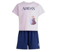 adidas Girl's DISNEY FROZEN T-SHIRT SET, ice lavender/dark blue, 3-4 Years
