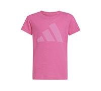 adidas Mädchen Essentials Big Logo T-Shirt, Pink Fusion/White, 9-10 Years