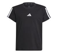 adidas Girl's Essentials T-Shirt, Black/White, 13-14 Years