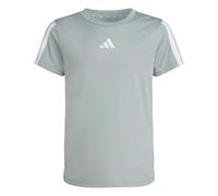 adidas Girl's Essentials T-Shirt, Wonder Sage/White, 14-15 Years