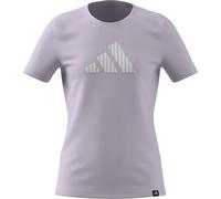 adidas Girl's Everyday Glam Graphic T-Shirt JUNIOR, Ice Lavender, 9-10 Years