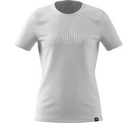 adidas Girl's Everyday Glam Graphic T-Shirt JUNIOR, White, 9-10 Years