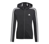 Adidas Mädchen-Hoodie Sportswear Essentials 3-Stripes GQ8356 Schwarz/Weiß Größe 128
