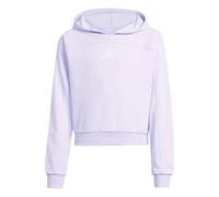 adidas Girl's Junior Girl Holiday Glam Cropped Sweatshirt, Ice Lavender/Silver met., 11-12 Years
