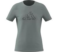 adidas Girl's JUNIOR Girls Animal Print Graphic Tee, Wonder Sage, 11-12 Years