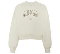 adidas - Girl's Seasonals Collegiate Typography V-Neck - Pullover, Gr. 152, beige (OffWhite/CrystalLinen)