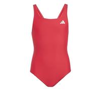 Badeanzug ADIDAS PERFORMANCE "ESS VBCK SUIT Y", Mädchen, Gr. 170, N-Gr, pure ruby, Obermaterial: 78% Polyamid, 22% Elasthan, Badeanzüge Badeanzug (23630941-170) pure ruby