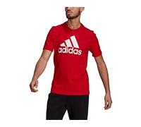 Adidas Essentials Big Logo Kurzarm T-shirt S Scarlet / White (Herstellerartikelnummer: GK9124/S)