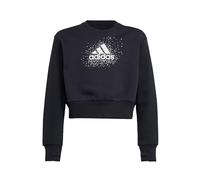 Sweatshirt ADIDAS SPORTSWEAR "JG GLM CREW" Gr. 152, schwarz (black) Kinder Sweatshirts (85993428-152) black