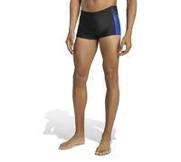 Badehose ADIDAS PERFORMANCE "GRADIENT BOXER", Herren, Gr. 4, N-Gr, schwarz, lucid blau, Obermaterial: 78% Polyamid, 22% Elasthan, Badehosen Badehose (94694046-4) schwarz, lucid blau