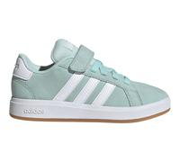 Sneaker ADIDAS SPORTSWEAR "GRAND COURT 00S KIDS", Mädchen, Gr. 35, halo mint, cloud weiß, gum 3, Leder, Textil, Schuhe Sneaker, Design auf den Spuren des adidas Superstar, für Kinder (73112856-35) hal