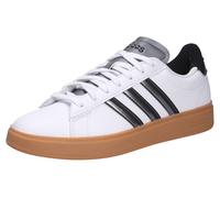 adidas Grand Court 2.0 Damen Sneaker weiß/schwarz glänzend - 41(1/3)