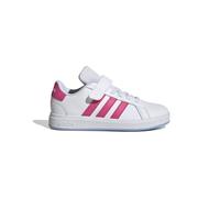 adidas Grand Court 2.0 EL K Freizeitschuhe Kinder - weiß/pink - Größe 28.5 Größe:28.5