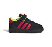 adidas Grand Court 00s Sneaker Kinder JP9353 - core black/lucid red/lucid lemon 23