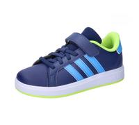 adidas Grand Court 2.0 Shoes Children, Nicht-Fußball-Halbschuhe, Dark Blue/Blue Burst/Lucid Lemon,