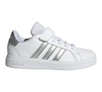 adidas Grand Court 2.0 Kinder Sneaker mit Klettverschluss weiß/silbergrau - 34