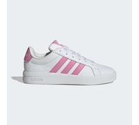 Sneaker ADIDAS SPORTSWEAR "GRAND COURT 3.0 KINDER UND TEENS", Damen, Gr. 35,5, cloud weiß, bliss pink, bliss pink, Synthetik, Textil, Schuhe Sneaker, für Kinder & Jugendliche (89916547-35,5) cloud wei