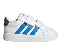 Sneaker ADIDAS SPORTSWEAR "GRAND COURT 3.0 KIDS", Damen, Gr. 21, cloud weiß, lucid ray blau, aurora onix, Synthetik, Textil, Schuhe Sneaker, für Kinder (15277925-21) cloud weiß, lucid ray blau, aurora