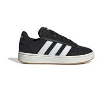 Sneaker ADIDAS SPORTSWEAR "GRAND COURT ALPHA", Damen, Gr. 40,5, schwarz-weiß (core schwarz, ftwr weiß, sanftes weiß), Leder, Textil, Schuhe Sneaker, inspiriert vom Design des adidas campus 00 (8312433