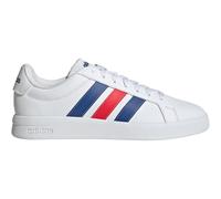 adidas Grand Court Base 3.0 Sneaker Herren HQ0081 - cloud white/team royal blue/pure ruby 42 2/3