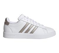 adidas Damen Grand Court Cloudfoam Lifestyle Court Comfort Shoes, Cloud White/Platinum Metallic/Platinum Metallic, 40 2/3 EU