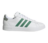 adidas Grand Court Comfort Cloudfoam Sneaker Herren HP2535 - cloud white/court green/silver green 38 2/3