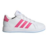 adidas Grand Court Lace-Up Sneaker Kinder JI0971 - cloud white/pulse magenta/glow blue 38 2/3