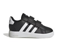 Adidas Unisex Baby Grand Court Lifestyle Hook and Loop Shoes, Core Black/Cloud White/Core Black, 20 EU