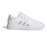 Adidas Grand Court Lifestyle Lace Tennis Schuh Kinder Freizeitschuhe, weiß, Größe 36 ⅔ 36 ⅔