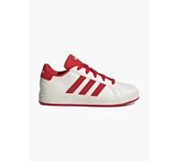 adidas Grand Court Lifestyle Tennis Lace-Up Shoes Schuhe, Off White/Collegiate Red/Core Black, 31 EU