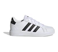 adidas Unisex Kinder Grand Court Lifestyle Tennis Lace-Up Shoes, Cloud White / Core Black / Core Black, 33 1/2 EU