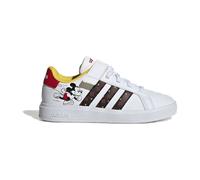 ADIDAS Grand Court Mickey EL K Sneaker, FTWR White/core Black/Better Scarlet, 28 EU