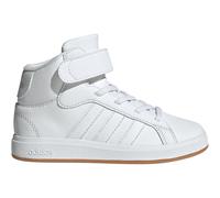 Sneaker ADIDAS SPORTSWEAR "GRAND COURT MID K", Gr. 34, weiß (ftwwht, ftwwht, greone), Synthetik, sportlich, Schuhe (29863766-34) ftwwht, ftwwht, greone