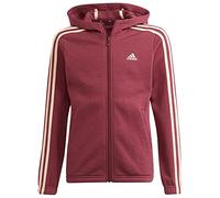 Adidas GS2198 G 3S FL FZ HD Sweatshirt Girls Victory Crimson/Halo Blush 4-5Y