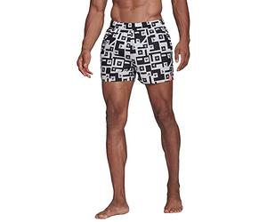 Adidas HA3312 BOS AOP CLX VSL Swimsuit Men's Black/White S
