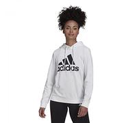 Adidas Women's W BL FT HD Sweatshirt, White/Black, M