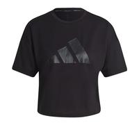 ADIDAS Damen Shirt W I 3 BAR TEE 2 BLACK S (4065429067597)